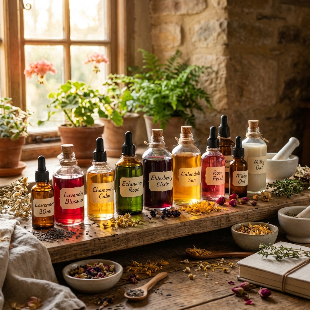 Botanical essences and tinctures